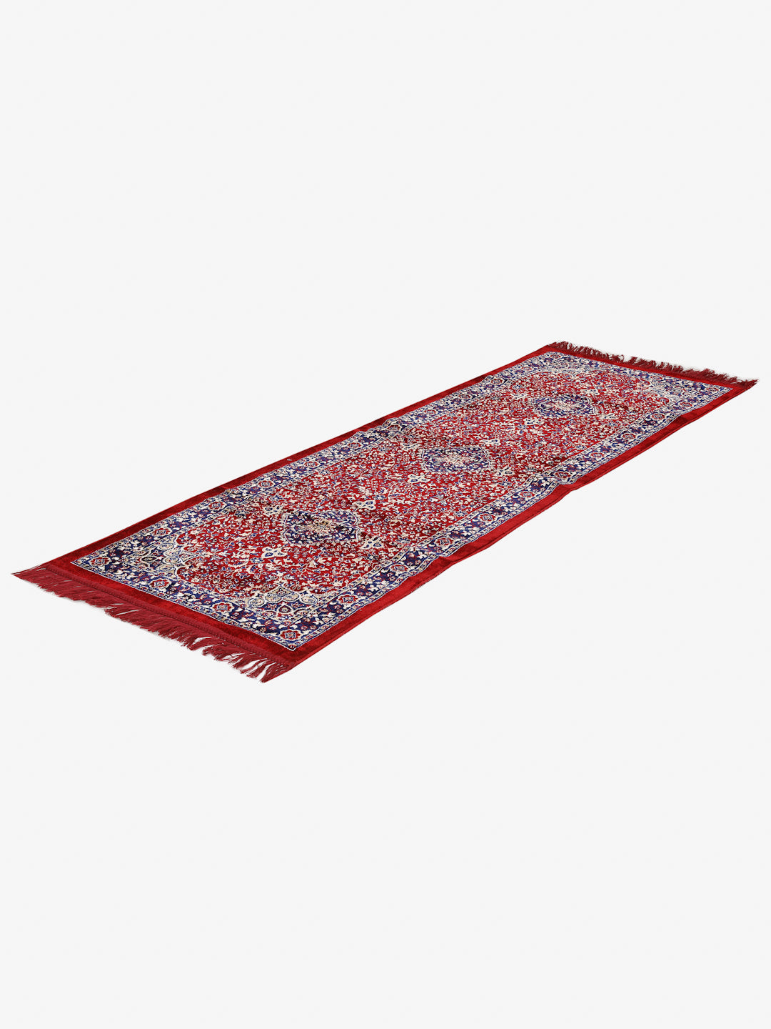 Klotthe Maroon "180X60 cm" Floral Carpet