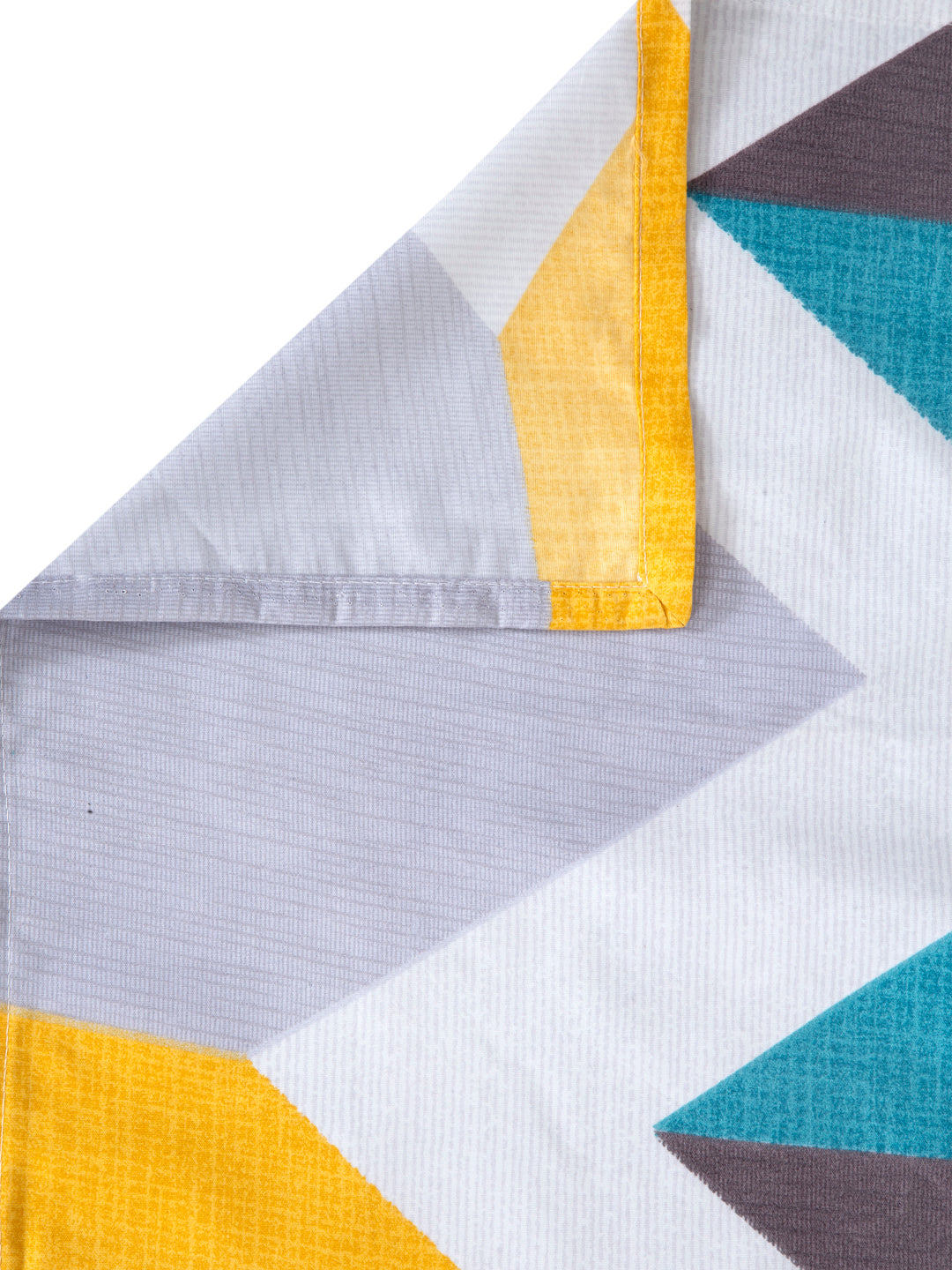 Klotthe Multi Graphic 210 TC PolyCotton Single Bedsheet with Pillow Cover