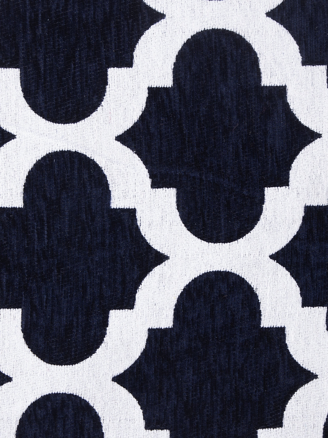 KLOTTHE Set of Five NavyBlue Poly Cotton Cushion Covers With Microfibre Fillers (40X40 cm)