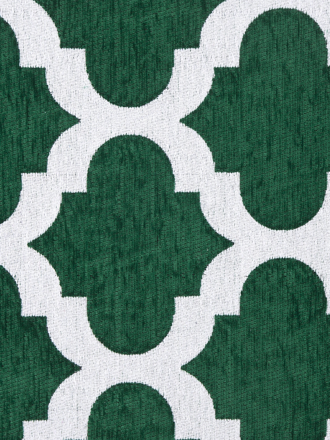 KLOTTHE Set of Five Green Cotton Self Design Cushion Covers