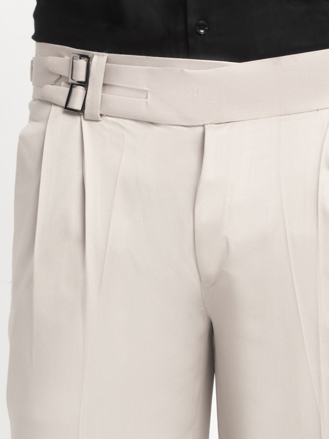Italian Style Formal Gurkha Pant-Cream